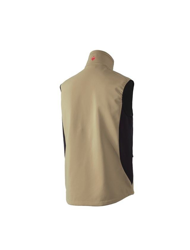 Vesty: Softshellová vesta dryplexx® softlight + kaki/čierna 3