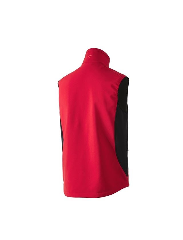 Vesty: Softshellová vesta dryplexx® softlight + červená/čierna 3