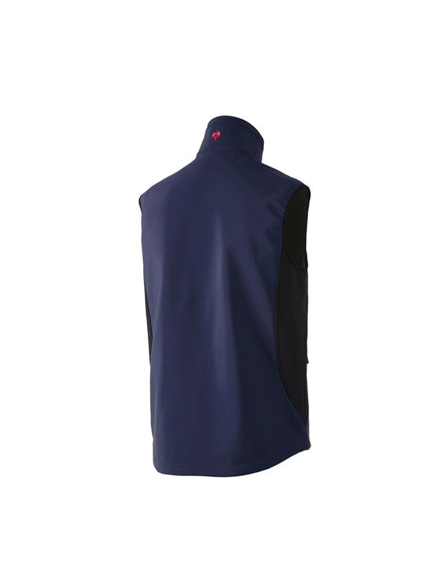 Vesty: Softshellová vesta dryplexx® softlight + tmavomodrá/čierna 3