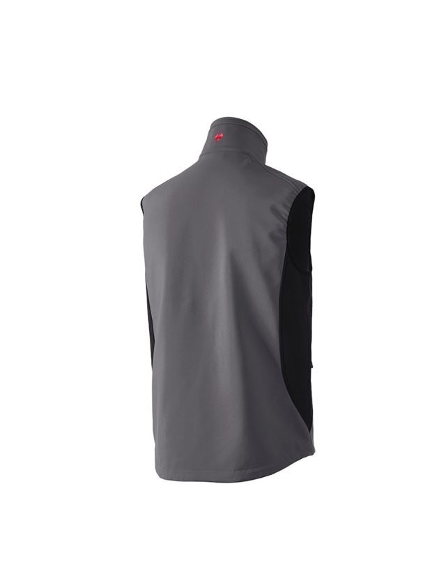Vesty: Softshellová vesta dryplexx® softlight + antracitová/čierna 3