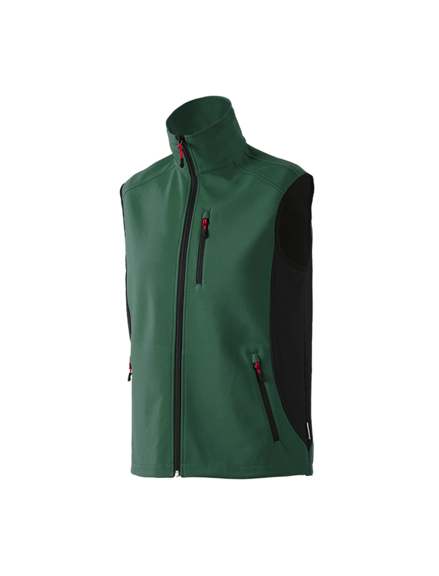 Vesty: Softshellová vesta dryplexx® softlight + zelená/čierna 2