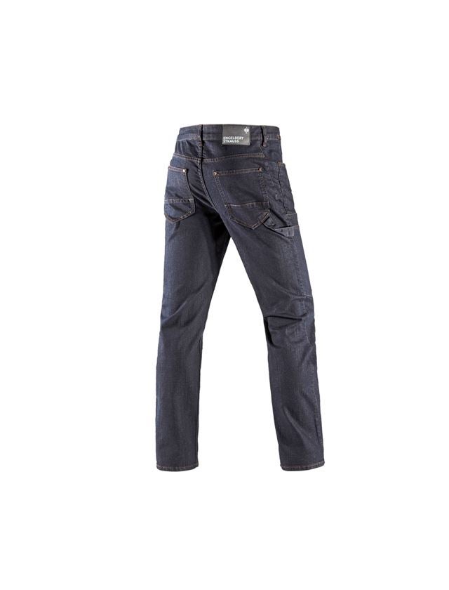 Pracovné nohavice: 7-vreckové džínsy e.s. + darkdenim 1