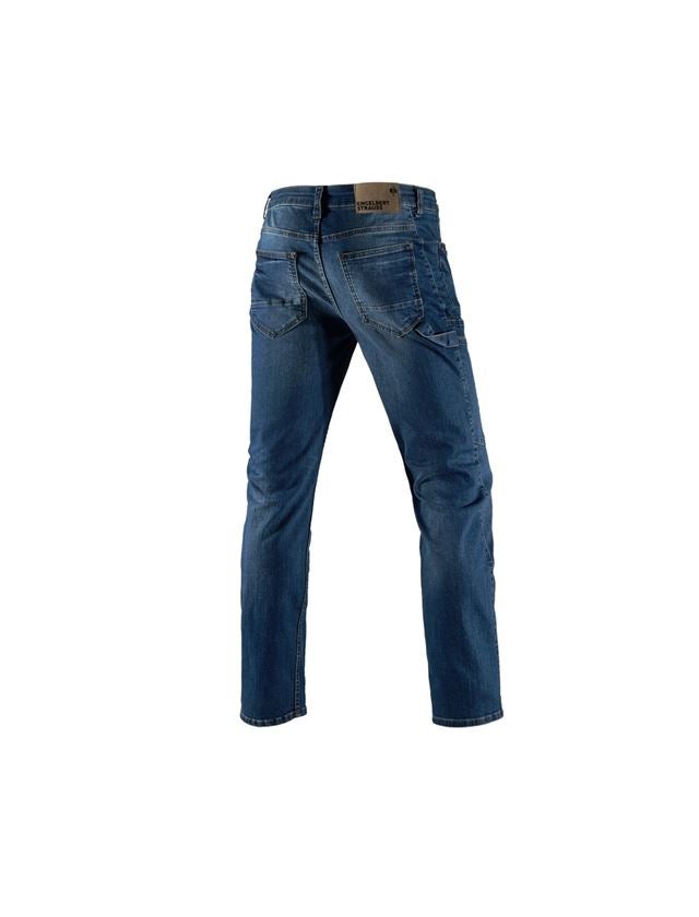 Pracovné nohavice: 7-vreckové džínsy e.s. + stonewashed 3