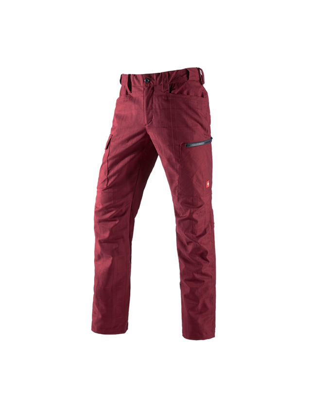 Pracovné nohavice: Pracovné nohavice e.s. pocket, pánske + rubínová