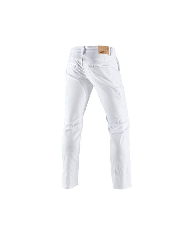 Pracovné nohavice: Pracovné nohavice e.s. chino, pánske + biela 1