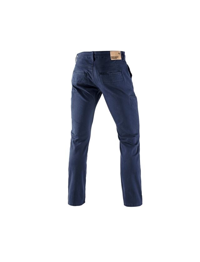 Pracovné nohavice: Pracovné nohavice e.s. chino, pánske + tmavomodrá 1