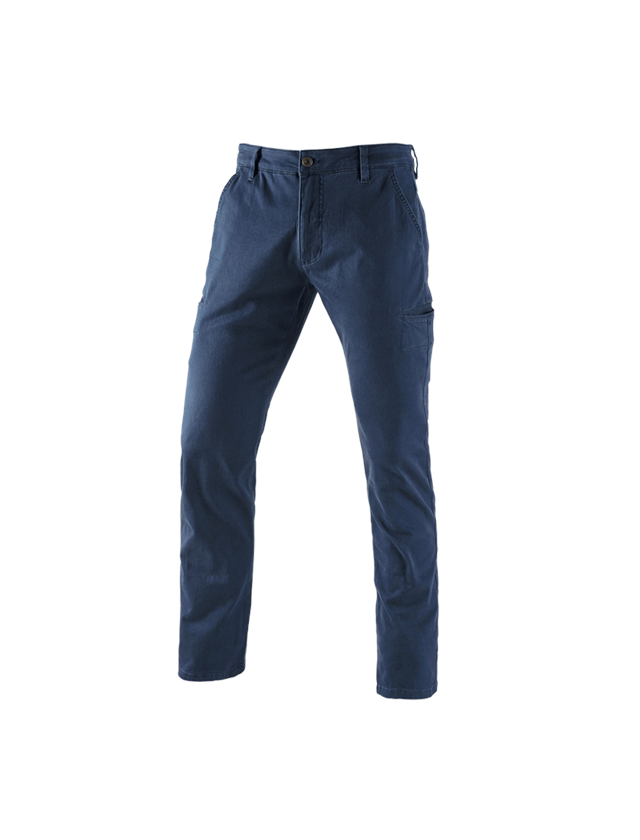Pracovné nohavice: Pracovné nohavice e.s. chino, pánske + tmavomodrá