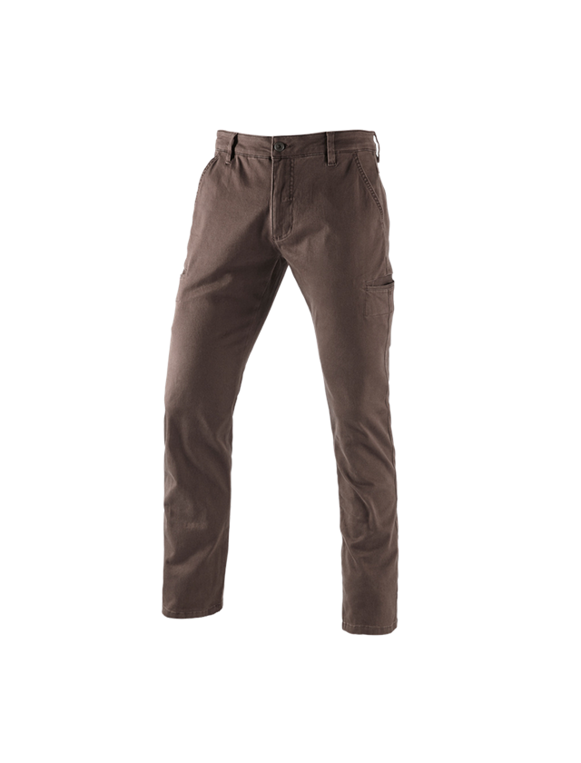Pracovné nohavice: Pracovné nohavice e.s. chino, pánske + gaštanová