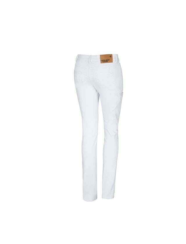 Pracovné nohavice: Pracovné nohavice e.s. chino, dámske + biela 1