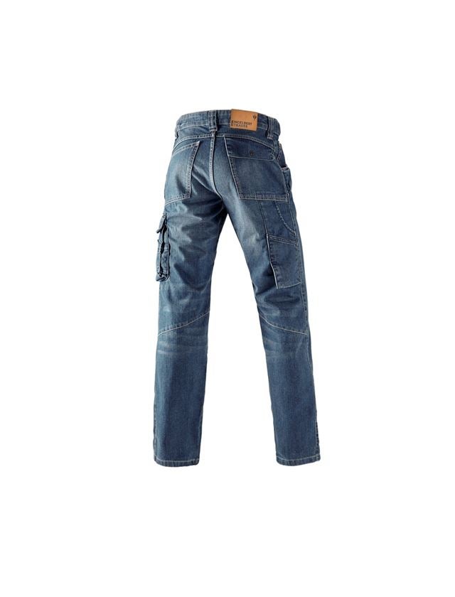 Pracovné nohavice: Pracovné džínsy e.s. + stonewashed 3
