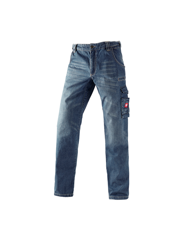 Pracovné nohavice: Pracovné džínsy e.s. + stonewashed 2