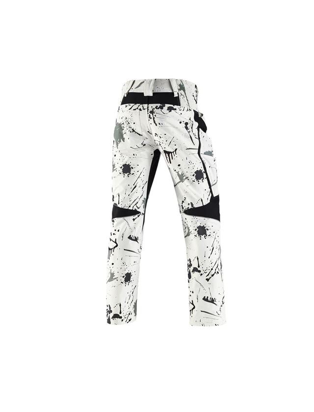 Pracovné nohavice: Strečové cargo nohavice e.s. Painter + biela/čierna 3