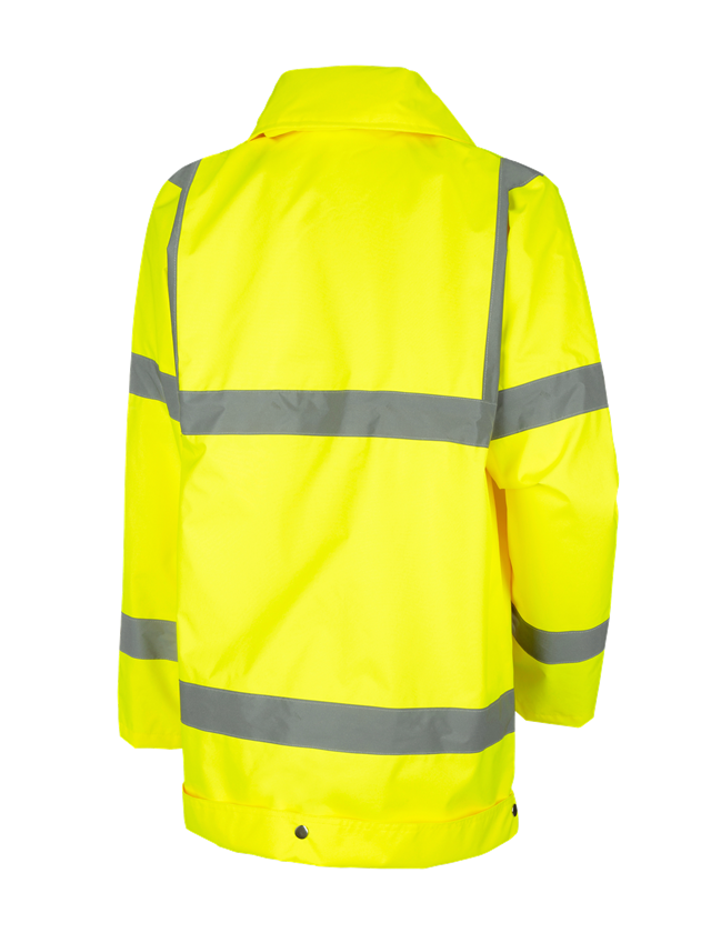Témy: Reflexná ochranná bunda do dažďa STONEKIT + výstražná žltá 1