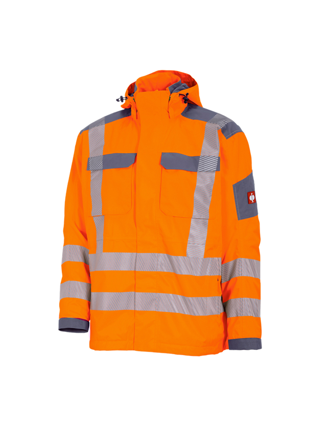 Témy: Reflexná ochranná funkčná bunda e.s.prestige + výstražná oranžová/sivá 1