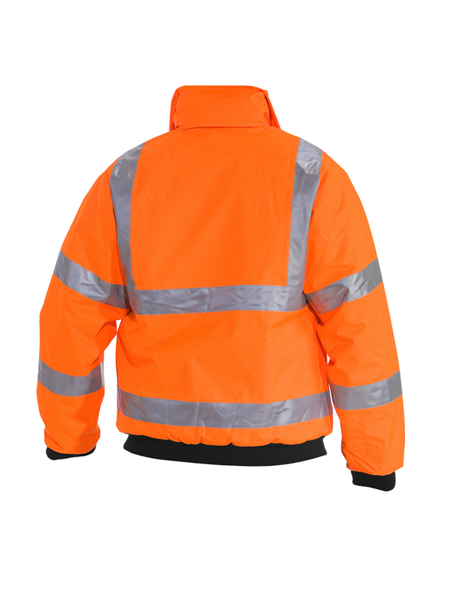 Pracovné bundy: Reflexná ochranná pilotná bunda STONEKIT + výstražná oranžová 1