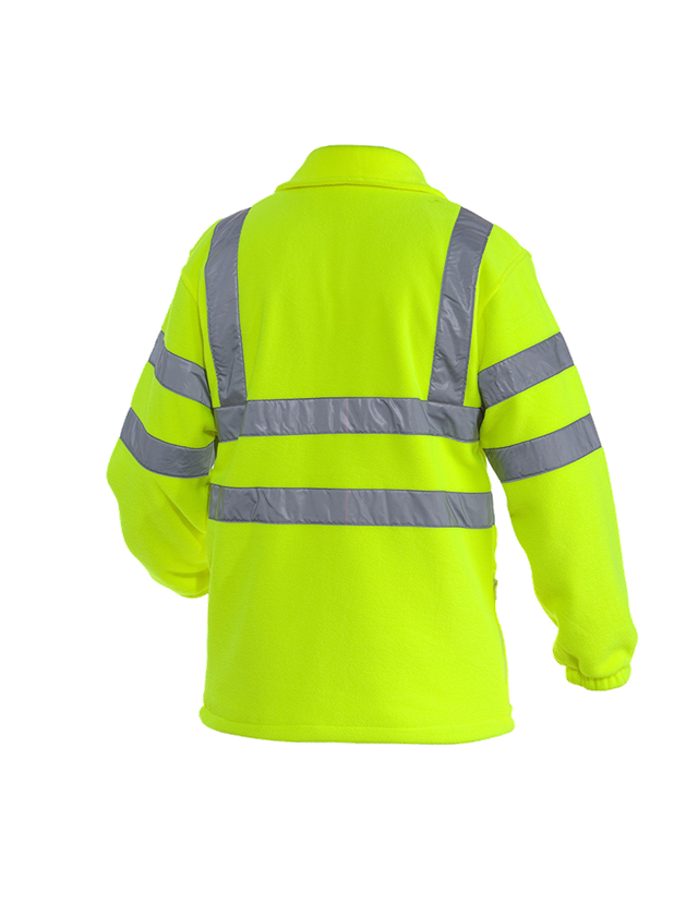 Pracovné bundy: STONEKIT Refexná ochranná flísová bunda + výstražná žltá 1