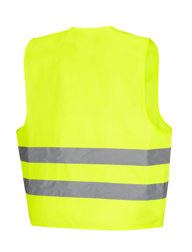 Vesty: Reflexná ochranná vesta Basic STONEKIT + výstražná žltá
