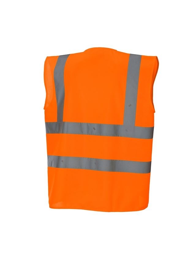 Vesty: Reflexná ochranná vesta STONEKIT s vreckom + výstražná oranžová 1
