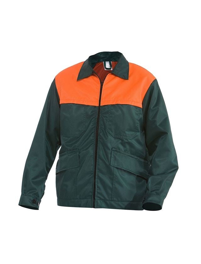 Pracovné bundy: Lesnícka bunda Basic + zelená/oranžová 2