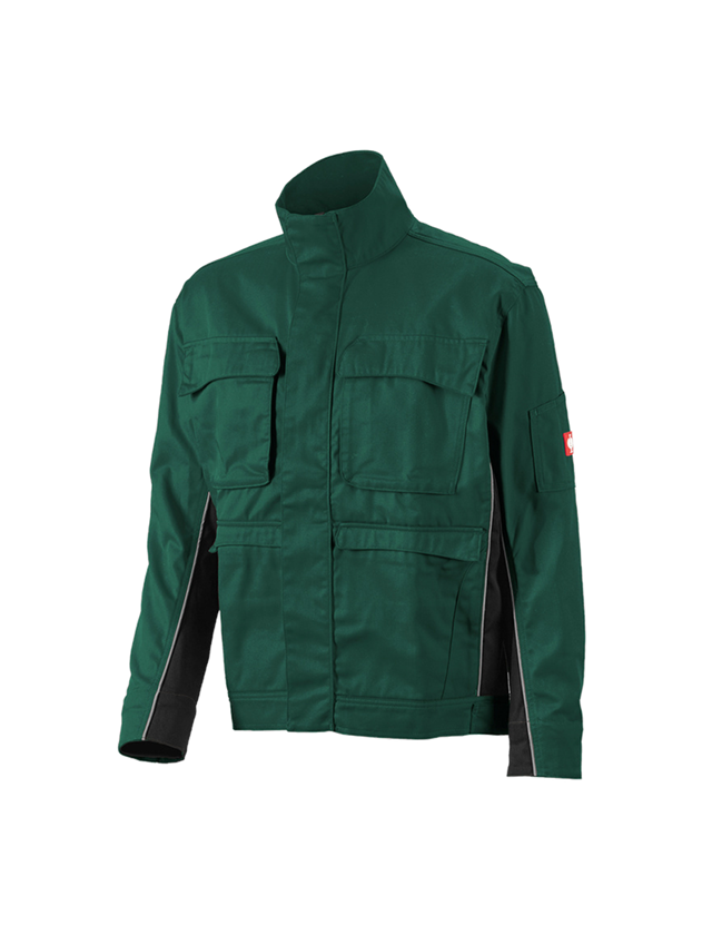 Pracovné bundy: Pracovná bunda e.s.active + zelená/čierna 2