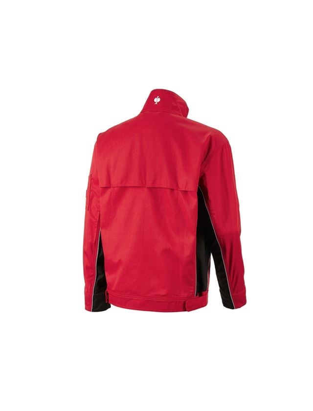 Pracovné bundy: Pracovná bunda e.s.active + červená/čierna 3