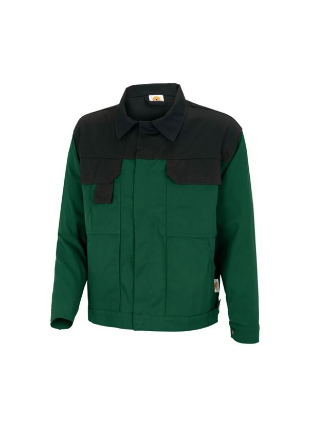 Pracovné bundy: Pracovná bunda STONEKIT Odense + zelená/čierna