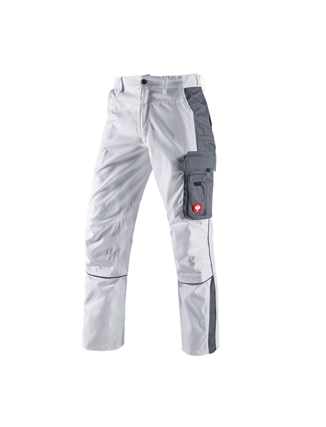Pracovné nohavice: Nohavice do pása e.s.active + biela/sivá 2