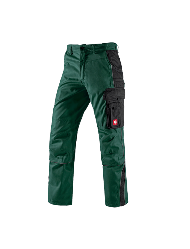 Pracovné nohavice: Nohavice do pása e.s.active + zelená/čierna 2