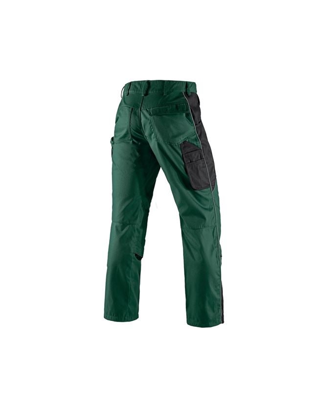 Pracovné nohavice: Nohavice do pása e.s.active + zelená/čierna 3