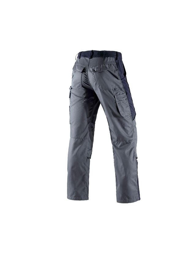 Pracovné nohavice: Nohavice do pása e.s.active + sivá/tmavomodrá 3