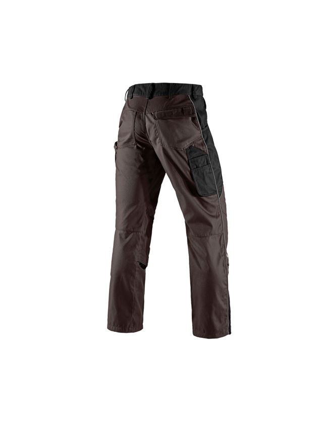 Pracovné nohavice: Nohavice do pása e.s.active + hnedá/čierna 3