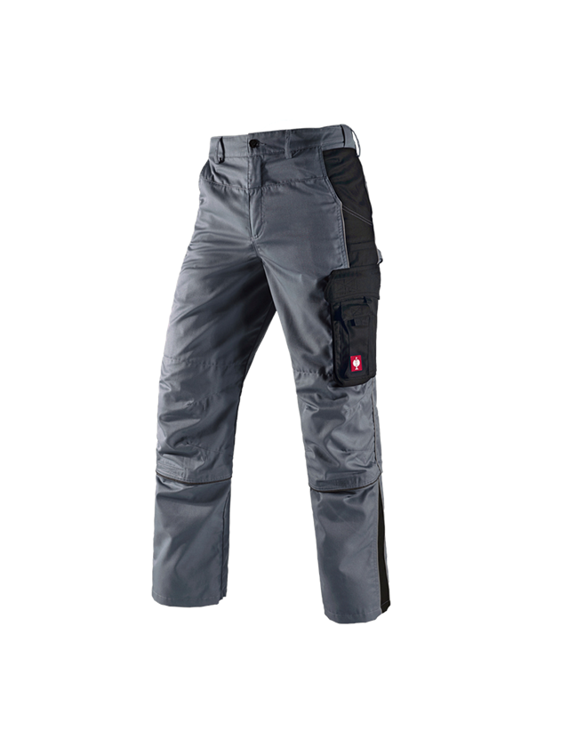 Pracovné nohavice: Nohavice do pása e.s.active Zip-Off + sivá/čierna 2