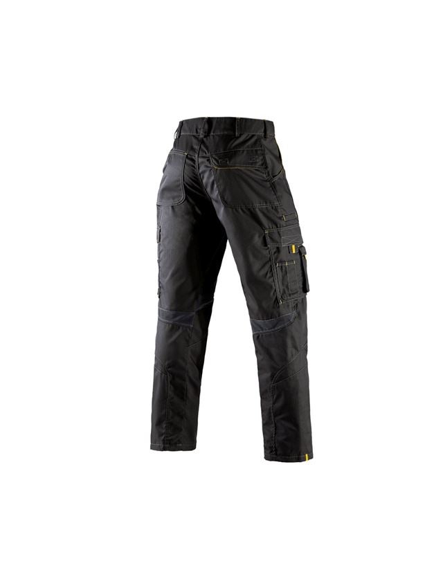 Pracovné nohavice: Nohavice do pása e.s.akzent + čierna/žltá 3
