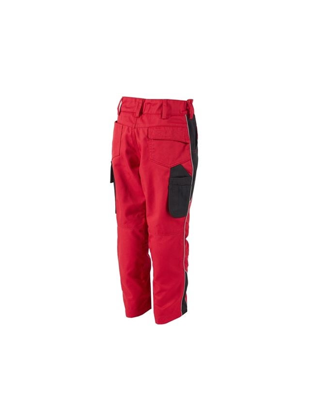 Nohavice: Detské nohavice do pása e.s.active + červená/čierna 1