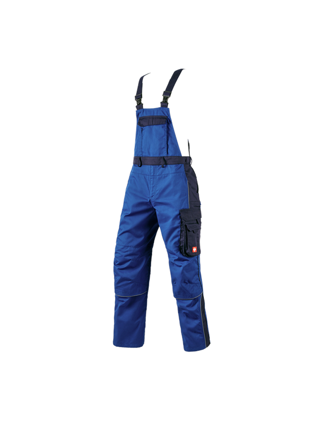 Pracovné nohavice: Nohavice s náprsenkou e.s.active + nevadzovo modrá/tmavomodrá 2