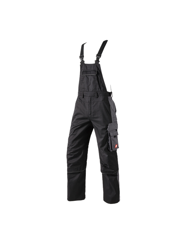 Pracovné nohavice: Nohavice s náprsenkou e.s.active + čierna/antracitová 2