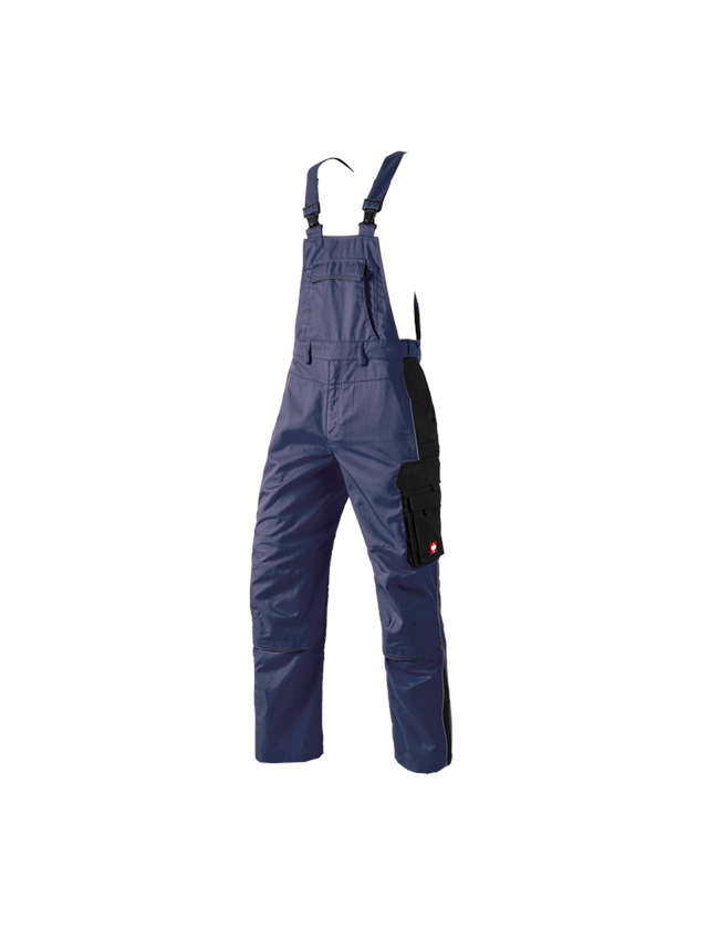 Pracovné nohavice: Nohavice s náprsenkou e.s.active + tmavomodrá/čierna 2
