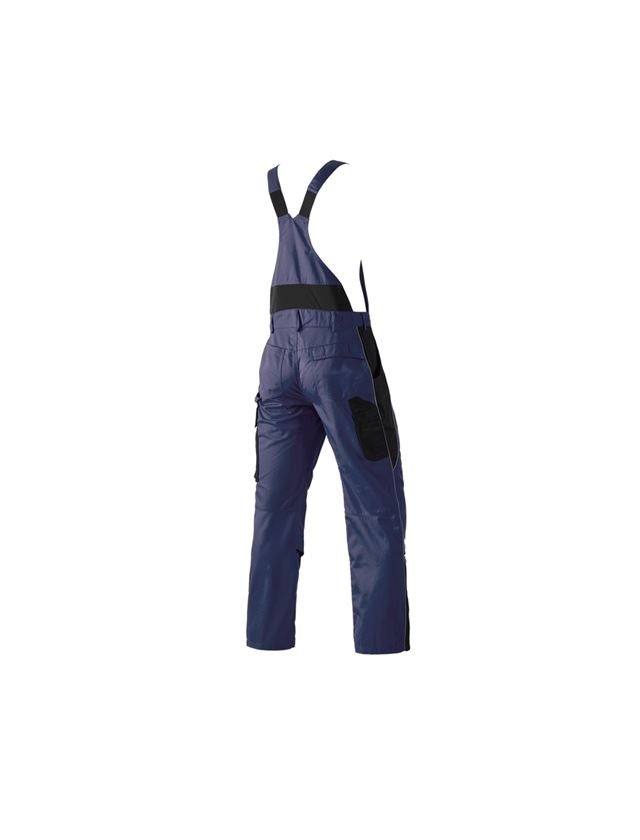 Pracovné nohavice: Nohavice s náprsenkou e.s.active + tmavomodrá/čierna 3