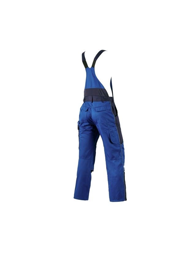 Pracovné nohavice: Nohavice s náprsenkou e.s.active + nevadzovo modrá/tmavomodrá 3