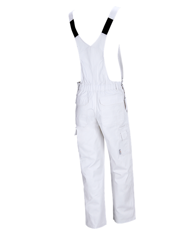 Pracovné nohavice: Nohavice s náprsenkou STONEKIT Aalborg + biela 1