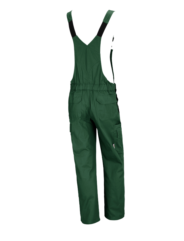 Pracovné nohavice: Nohavice s náprsenkou STONEKIT Aalborg + zelená 1