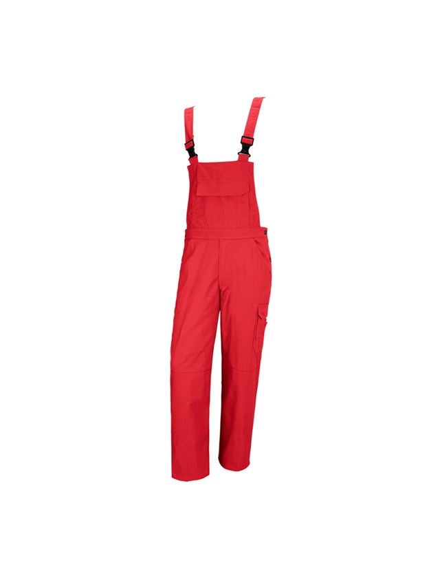 Pracovné nohavice: Nohavice s náprsenkou STONEKIT Aalborg + červená