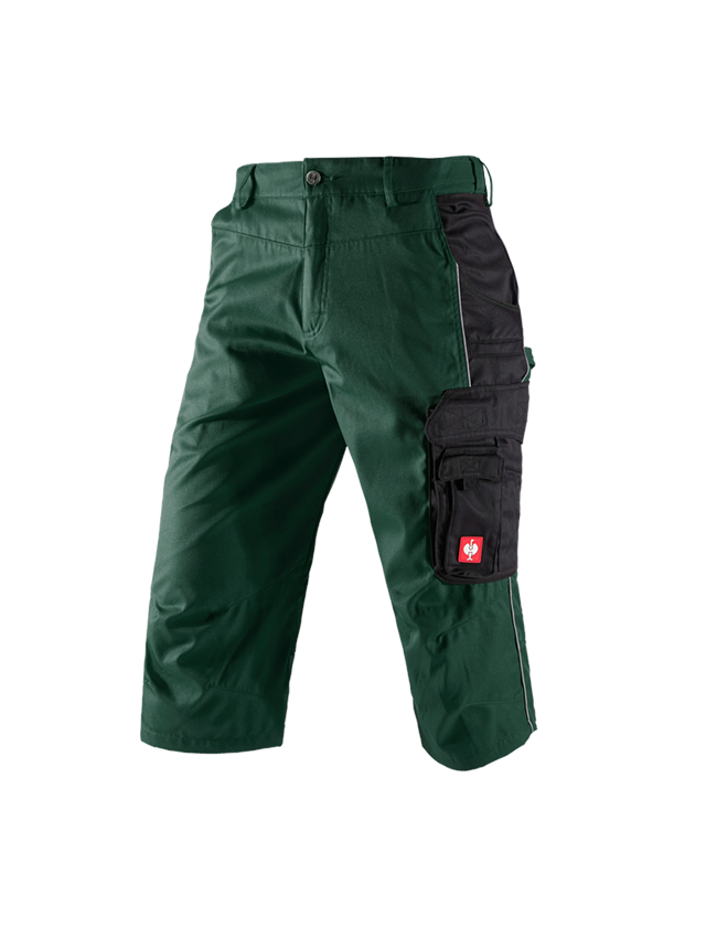Pracovné nohavice: Pirátske nohavice e.s.active + zelená/čierna 2