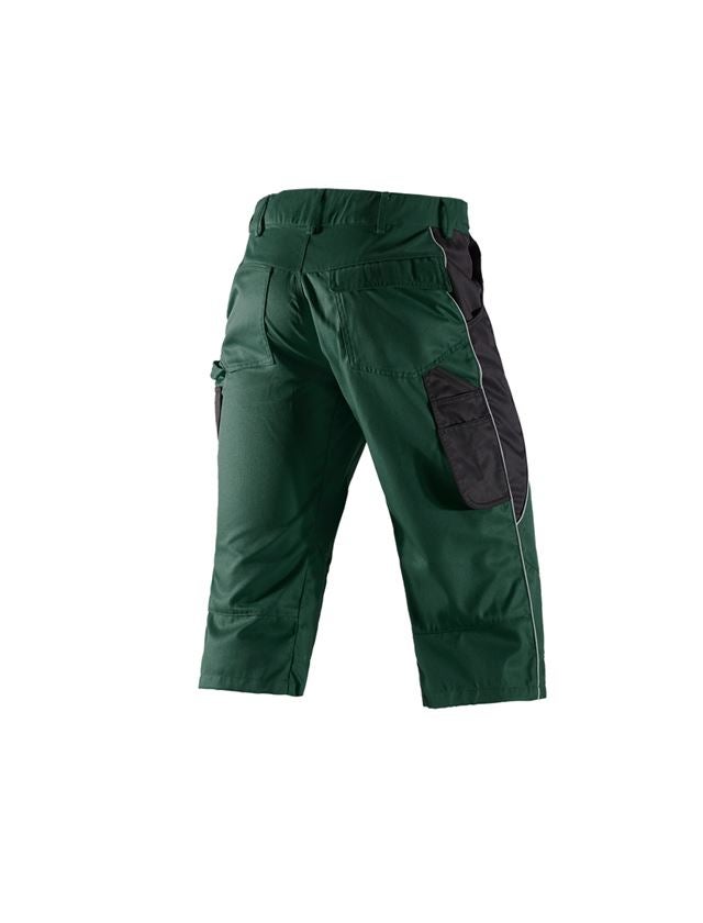 Pracovné nohavice: Pirátske nohavice e.s.active + zelená/čierna 3