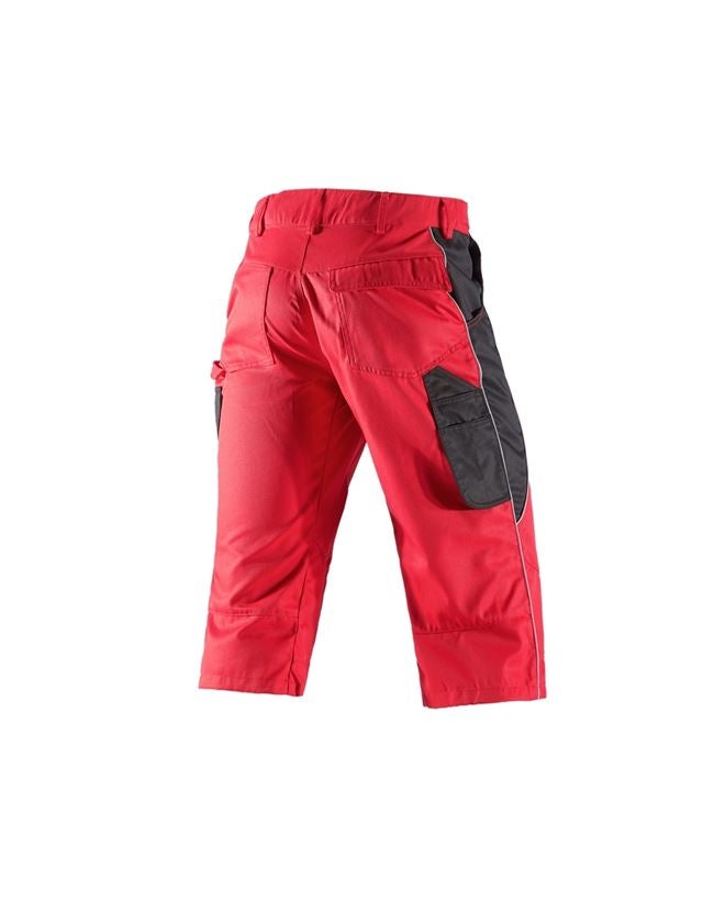 Pracovné nohavice: Pirátske nohavice e.s.active + červená/čierna 3
