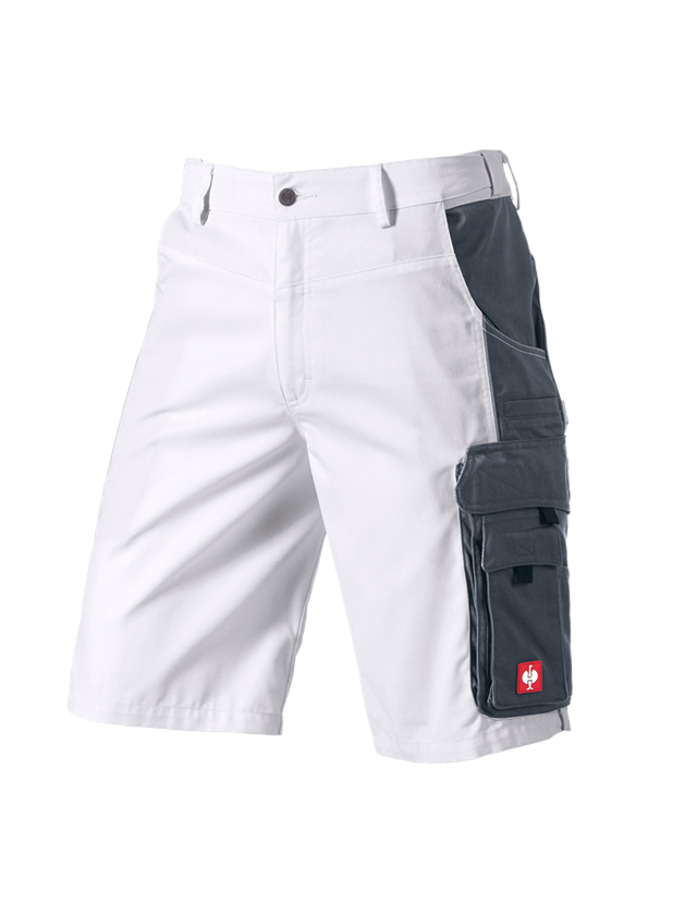 Pracovné nohavice: Šortky e.s.active + biela/sivá 2