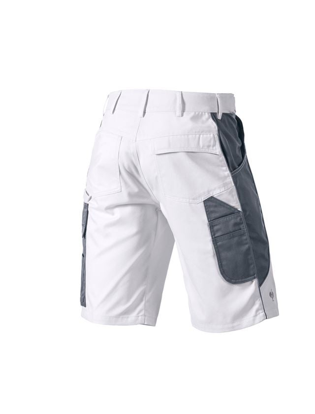 Pracovné nohavice: Šortky e.s.active + biela/sivá 3