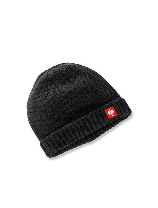 Studená: Štrikovaná čapica e.s.roughtough + čierna
