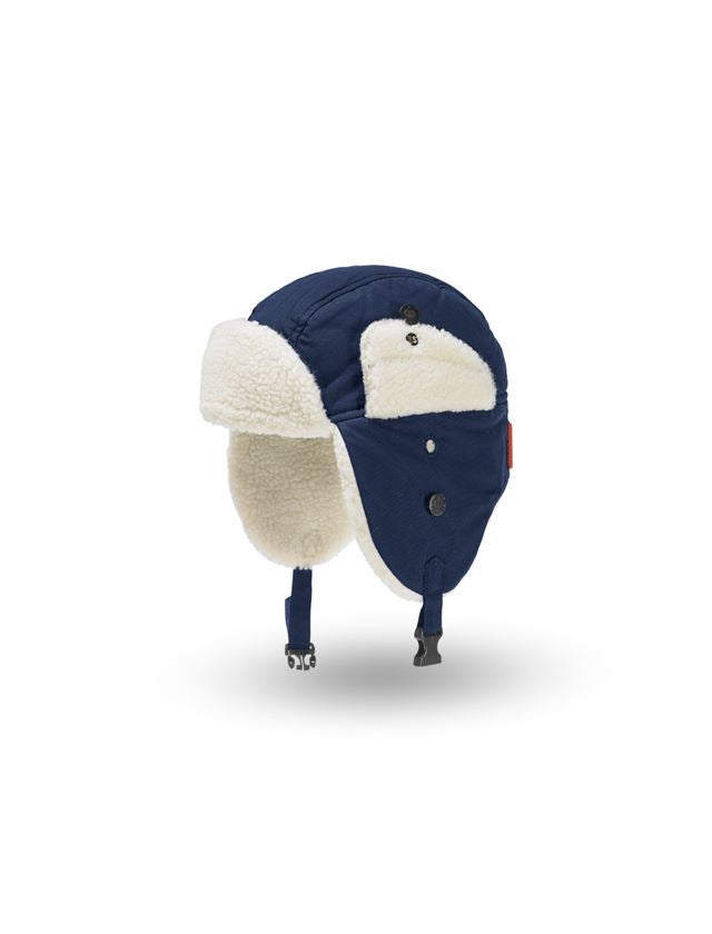 Doplnky: Zimná čapica e.s. cotton touch + nočná modrá