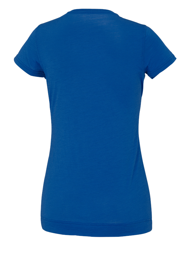 Tričká, pulóvre a košele: Tričko e.s. merino light, dámske + enciánová modrá 1